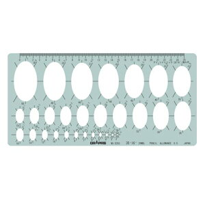 DRAPAS �h���p�X �e���v���[�g �ȉ~ �� 31-203 E-203