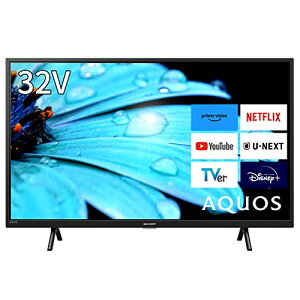 �V���[�v(SHARP) 32V�^ �n�C�r�W���� �t�� �e���r �A�N�I�X 2T-C32EF1 �l�b�g����Ή� Android TV Dolby A