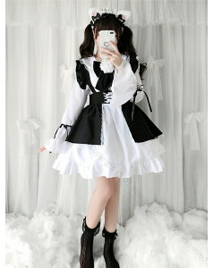 メイド服 コスプレ 4点セット 大きいサイズ ハロウィンメイド コスプレ 女の子 ハロウィン ワンピース レディース 仮装 子供 キッズ コスプレ ハロウィン コスプレ メイド 萌える 大きいサイ