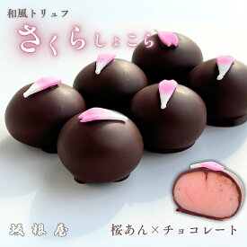 【 ホワイトデー 】坂根屋 さくらしょこら 和チョコ 和トリュフ　チョコレート 桜チョコ 桜あん 出雲 お土産 高級 ギフト 9個 5個 3個 国産 人気 和菓子 和スイーツ お菓子セット 老舗 銘菓 お取り寄せ プチギフト 手土産 お土産 贈り物 お礼 和風チョコ 2026 お返し