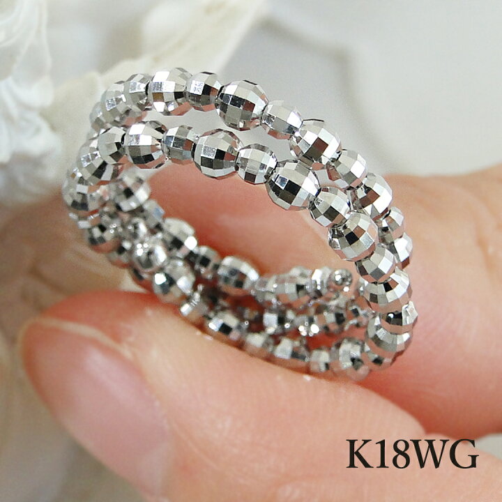 楽天市場】K18YG/K18PG/K18WG 形状記憶 スパイラル 地金 リング【送料 