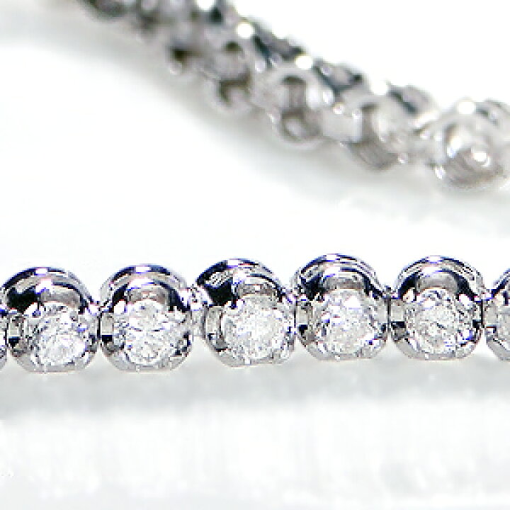 楽天市場】Pt900【1.00ct】 ダイヤモンド テニス ブレスレット 【送料 