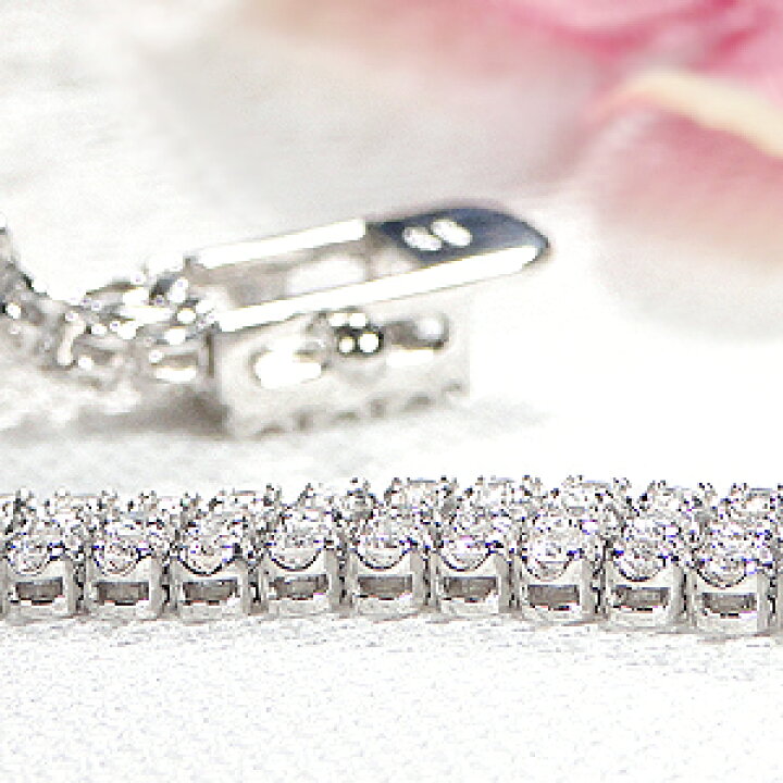 楽天市場】Pt900/K18YG/PG【3.00ct】3連 ダイヤモンド テニス  