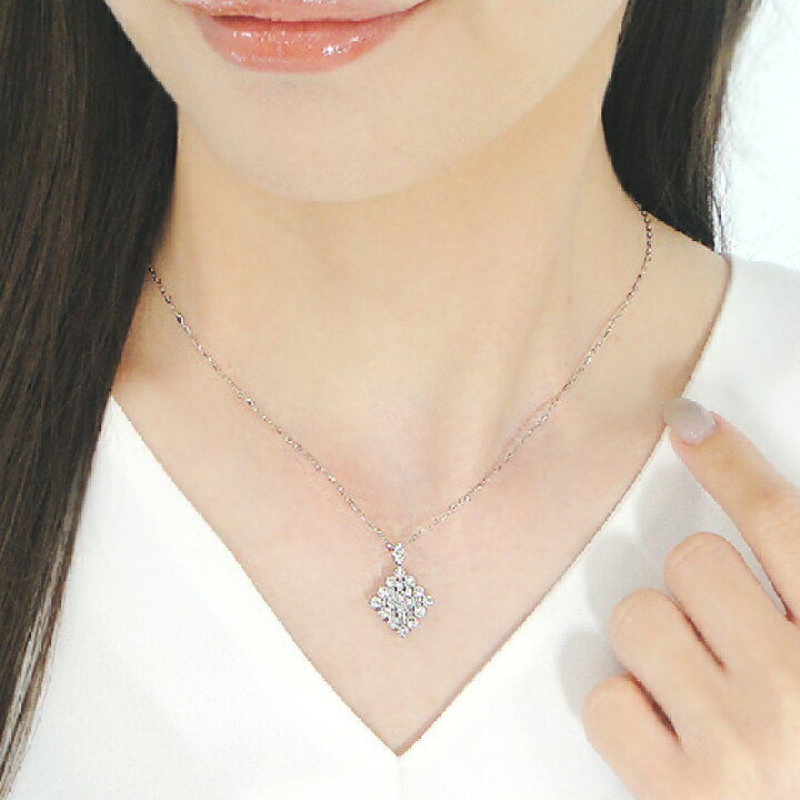 楽天市場】Pt900/K18YG/PG【1.0ct】ひし形モチーフ ダイヤモンド  