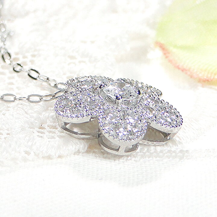 楽天市場】Pt900/K18YG/PG 【0.45ct】フラワーモチーフ ダイヤモンド 