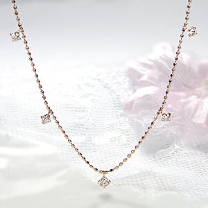 K18WG/PG/YG 0.2ct _Ch Xe[V lbNX y_gyz_C lbNX _ChlbNX  WG[  lC  iۏ؏ V v[