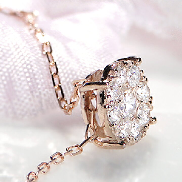 楽天市場】K18WG/PG/YG 【0.2ct】サークル 取り巻き ダイヤモンド 
