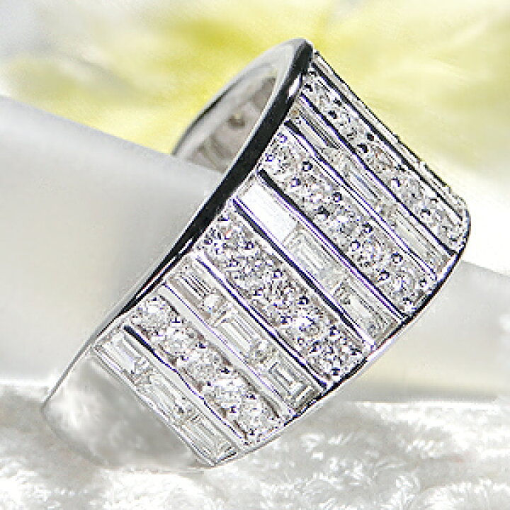 楽天市場】Pt900 2.0ct ダイヤモンド リング【送料無料】可愛い 人気 