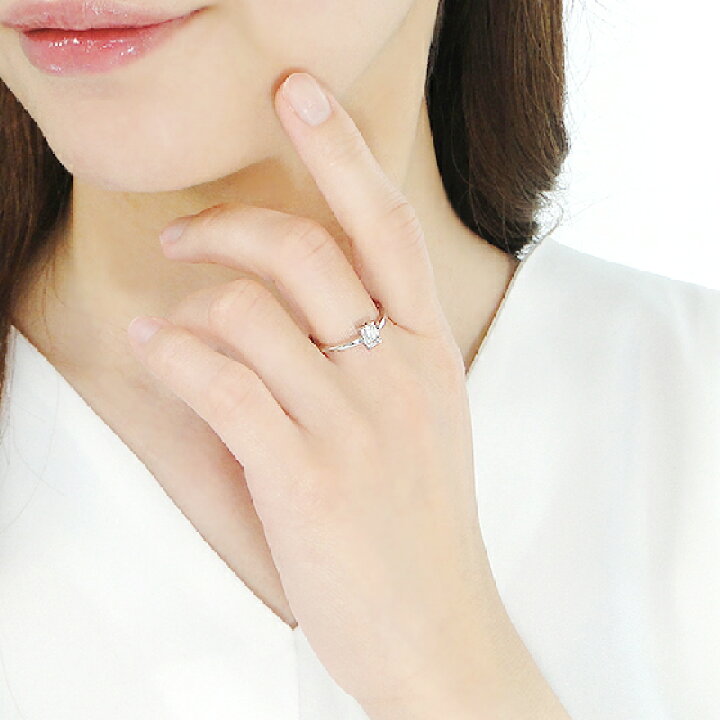 楽天市場】Pt900/K18YG/PG バゲット ダイヤモンド リング【0.15ct 