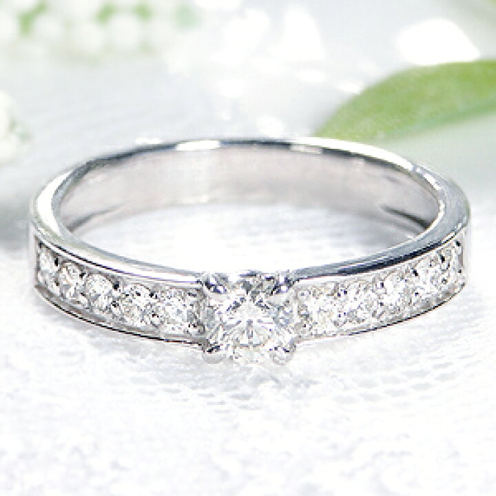 楽天市場】Pt900/K18PG/K18YG 0.50ctUP ダイヤモンド リング【送料無料  