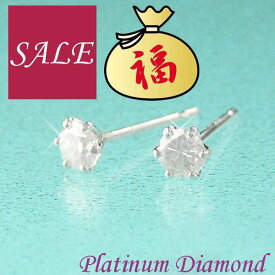 ダイヤモンド ピアス 一粒 プラチナ 天然石 6本爪 pt900 キャッチ1年分付福袋 本物 レディース 計0.1ct ギフト 女性用 シンプル 40代 50代 60代 30代 20代 サブホール セカンドピアス 重ね付け 仕事用 オフィス プレゼント ジュエリー クリスマス ホワイトデー 母の日