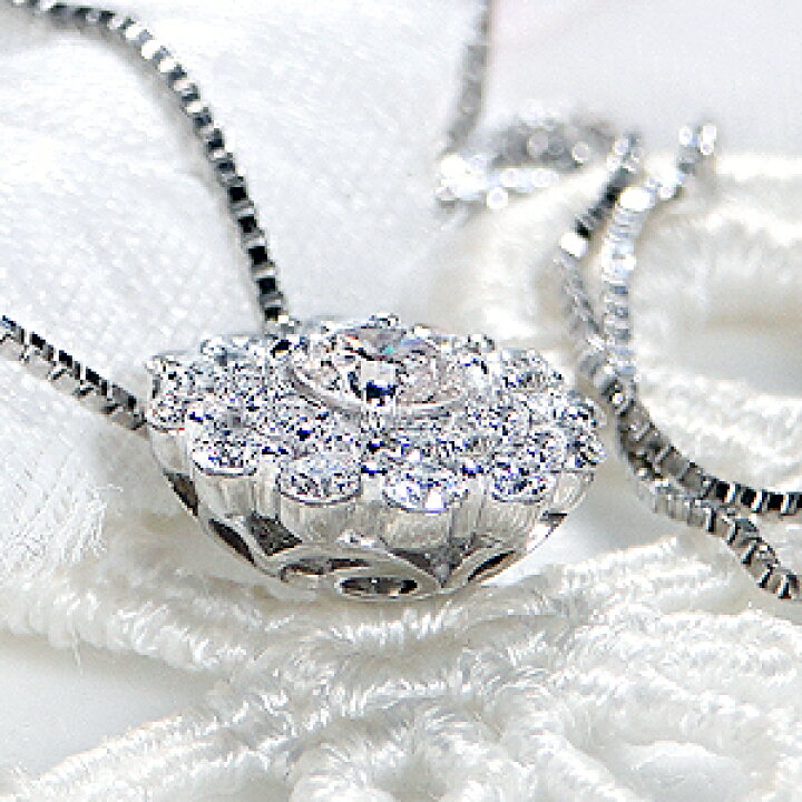 楽天市場】Pt900【0.5ct】ダイヤモンド ネックレス【送料無料】人気 