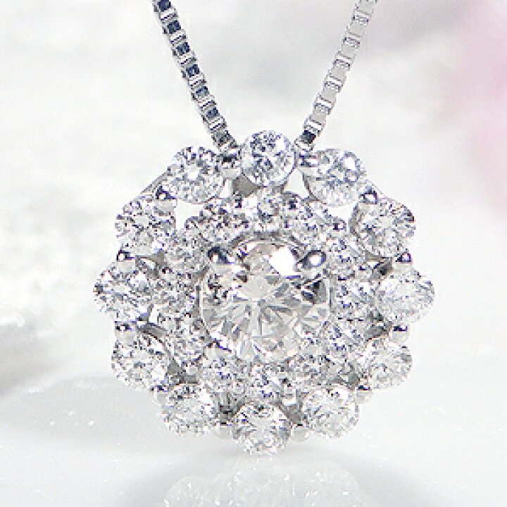 楽天市場】Pt900【0.5ct】ダイヤモンド ネックレス【送料無料】人気 