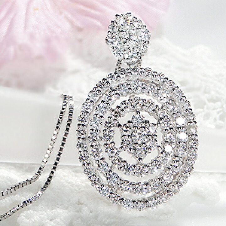 楽天市場】Pt900【2.00ct】ダイヤモンド ネックレス【送料無料】人気 