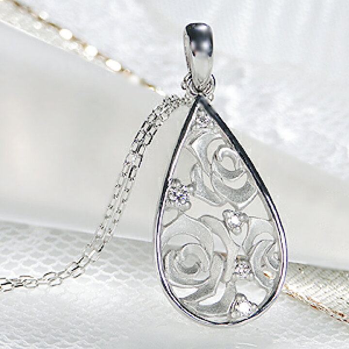 楽天市場】Pt900【0.05ct】透かし フラワー アンティーク ダイヤモンド  