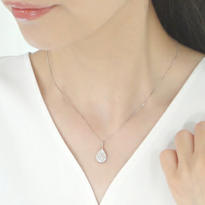 楽天市場】Pt900/K18WG/YG/PG【0.30ct】ティアドロップ ダイヤモンド 