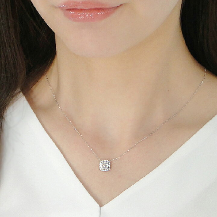 楽天市場】Pt900【0.37ct】ダイヤモンド ネックレス【送料無料】人気  