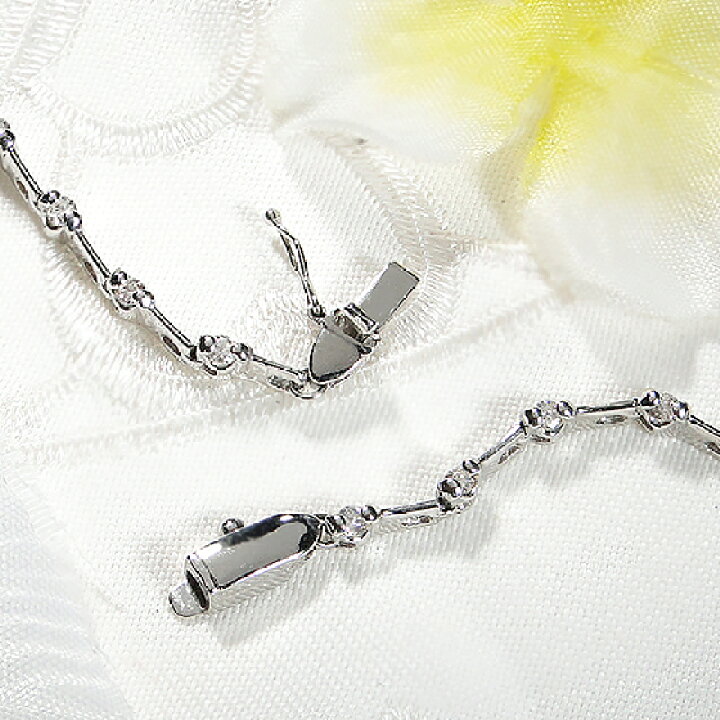 楽天市場】Pt850【3.0ct】豪華 ダイヤモンド ステーション ネックレス 