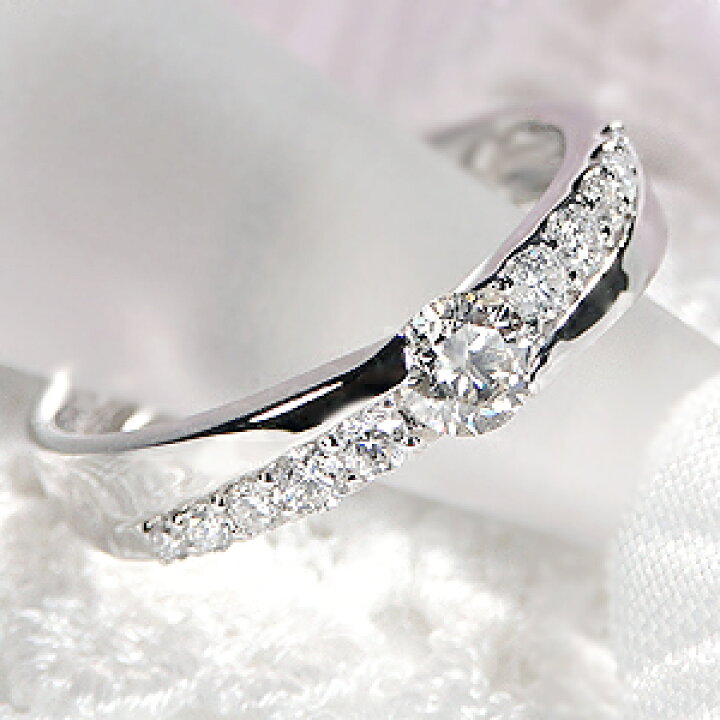 楽天市場】Pt900【0.48ct】ダイヤモンド リング【送料無料】 人気  