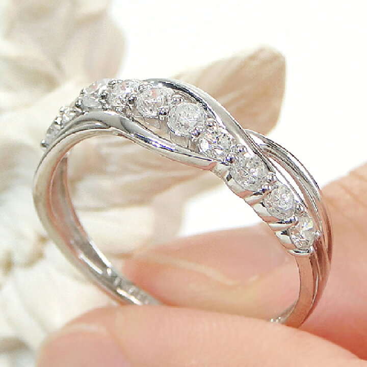 楽天市場】Pt900【0.50ct】ダイヤモンド リング【送料無料 
