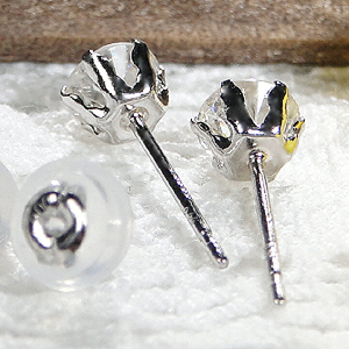 楽天市場】Pt900/K18YG【0.60ct】一粒 ダイヤモンド スタッド ピアス 