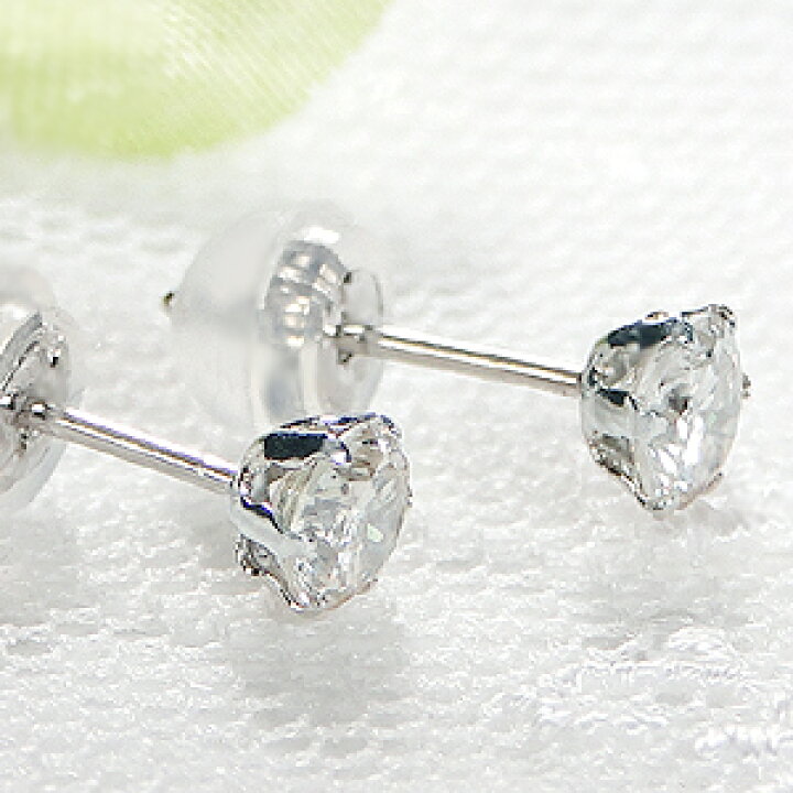 楽天市場】Pt900/K18YG【0.50ct】一粒 ダイヤモンド スタッド ピアス 