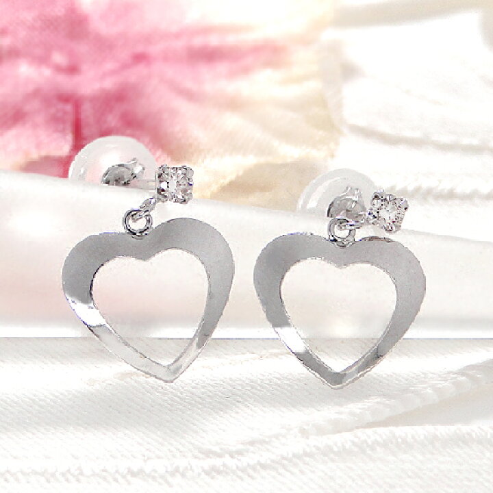 楽天市場】K18YG/WG【0.06ct】ダイヤモンド スタッド ピアス【送料無料 