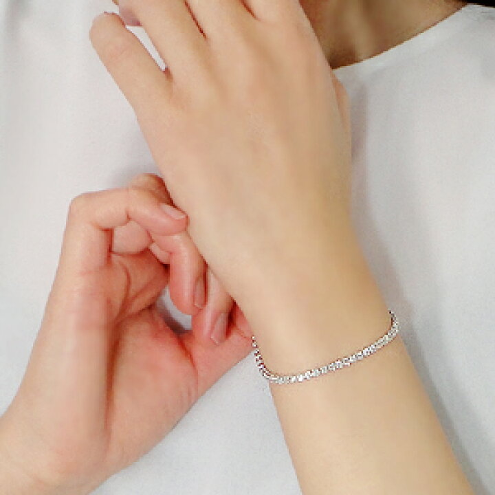 楽天市場】K18YG/WG【2.0ct】豪華 ダイヤモンド テニスブレスレット  