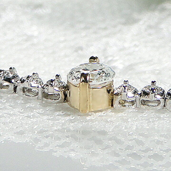 楽天市場】Pt850/K18YG【1.75ct】ダイヤモンド ステーション テニス 