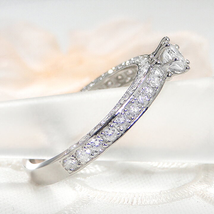 楽天市場】Pt950【1.55ct】ダイヤモンド リング【送料無料  