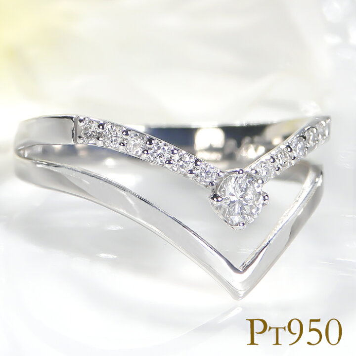 楽天市場】Pt950【0.25ct】 ダイヤモンド リング【送料無料】人気 
