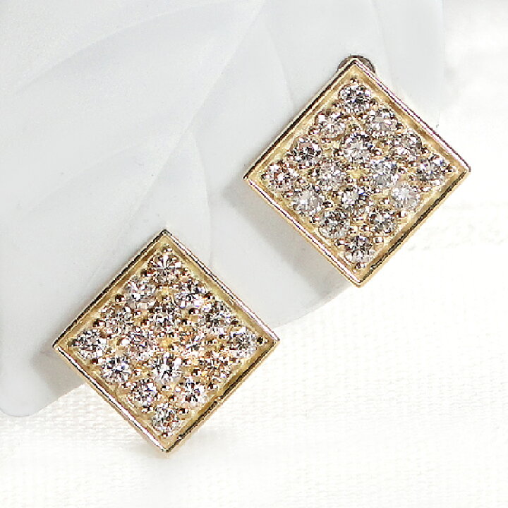 楽天市場】K18YG【0.30ct】ダイヤモンド ピアス【送料無料】18金 K18 