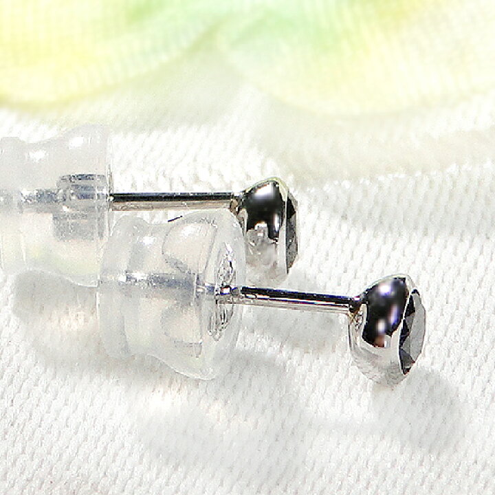 楽天市場】Pt900 ブラックダイヤモンド ピアス【0.30ct】【送料無料