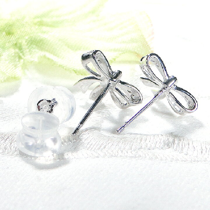 楽天市場】K18YG/K18WG【0.06ct】ダイヤモンド ピアス【送料無料 