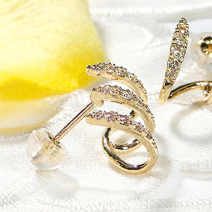 楽天市場】K18WG/YG【0.50ct】ダイヤモンド ピアス【送料無料】人気  