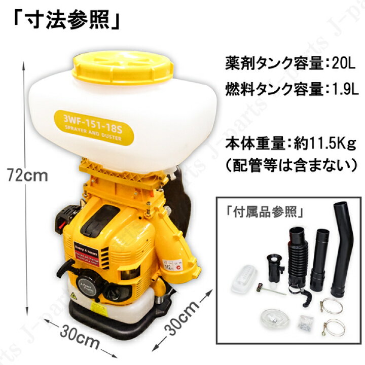 楽天市場】エンジン式 動力 散布機 散粒 散粉 散布器 噴霧機 噴霧器 