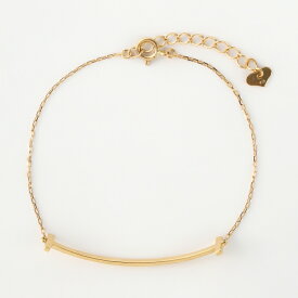 K18 スマイル ブレスレット 15+3cm 18金ゴールド【送料無料】【あす楽対応】【ラッピング無料】