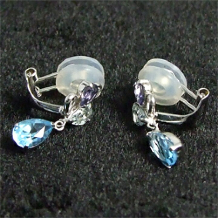 楽天市場】K14WG ブルートパーズ アクアマリン アイオライト  