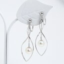 K10WG アコヤパール イヤリング 10金ホワイトゴールド【送料無料】【あす楽対応】【ラッピング無料】