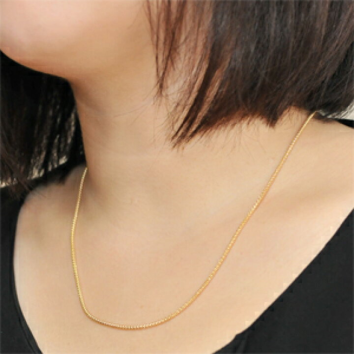 楽天市場】K18 マルベリー（太） フリーチェーン 50cm 18金 スライド  