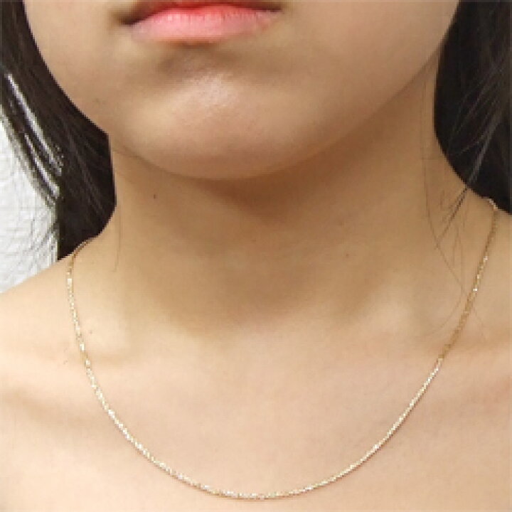 楽天市場】K18 ベネチアVカット（太） フリーチェーン 50cm 18金  
