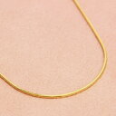 K18 カットストロー フリーチェーン 50cm 18金 スライド【送料無料】【ラッピング無料】