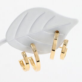 K18 2連 ピアス 18金ゴールド【送料無料】【あす楽対応】【ラッピング無料】