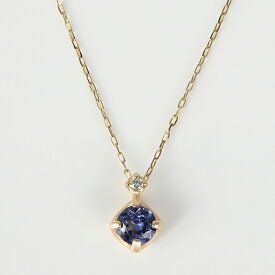K18 タンザナイト ペンダント ネックレス 18金ゴールド【送料無料】【あす楽対応】【ラッピング無料】