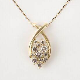 【新着】 K18 ダイヤ ペンダントネックレス 18金ゴールド【送料無料】【あす楽対応】【ラッピング無料】