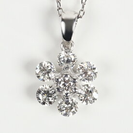 K18WG ダイヤ ペンダント ネックレス 18金ホワイトゴールド【送料無料】【あす楽対応】