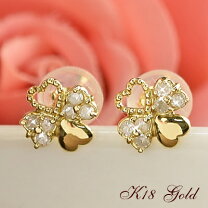 楽天市場】ピアス 18k クローバーの通販