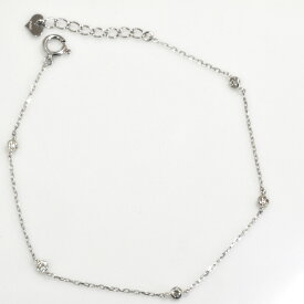 ＼10％OFF／ファッションザセール ブレスレット プラチナ ダイヤモンド 0.10ct pt ギフト 記念日 などに レディース プレゼント 金属アレルギー対応