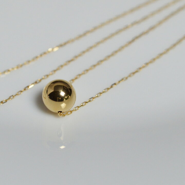 楽天市場】ネックレス K18 プラチナ レディース シンプル 18K 18金 8mm 