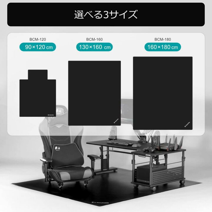 楽天市場】Bauhutte ( バウヒュッテ ) デスクごとチェアマット 